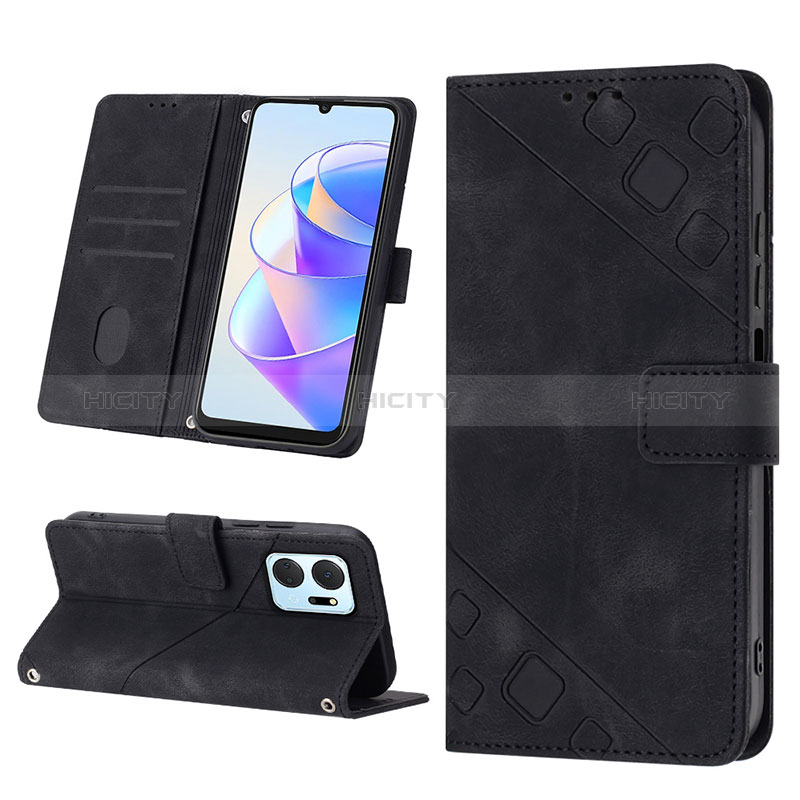 Coque Portefeuille Livre Cuir Etui Clapet Y01B pour Huawei Honor X7a Plus