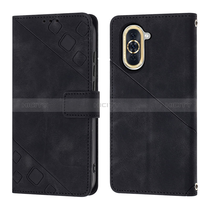 Coque Portefeuille Livre Cuir Etui Clapet Y01B pour Huawei Nova 10 Noir Plus