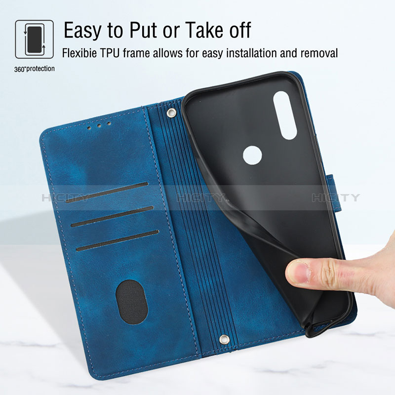 Coque Portefeuille Livre Cuir Etui Clapet Y01B pour Huawei Y9 Prime (2019) Plus