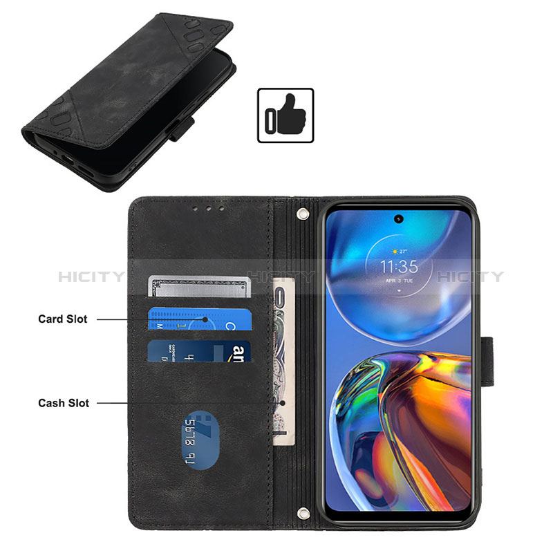 Coque Portefeuille Livre Cuir Etui Clapet Y01B pour Motorola Moto E32s Plus