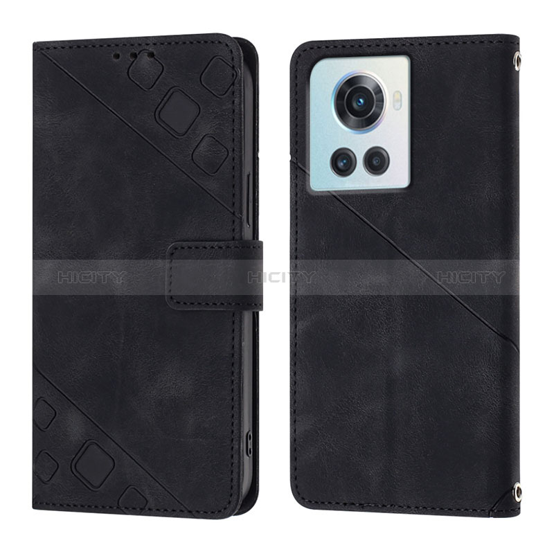 Coque Portefeuille Livre Cuir Etui Clapet Y01B pour OnePlus Ace 5G Noir Plus