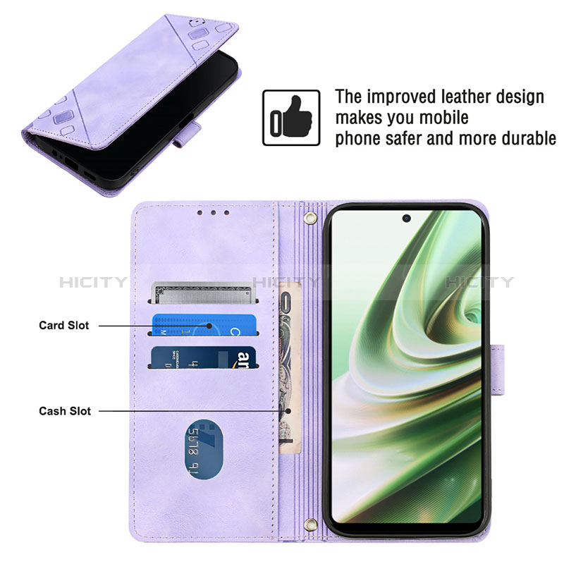 Coque Portefeuille Livre Cuir Etui Clapet Y01B pour OnePlus Nord CE 3 5G Plus