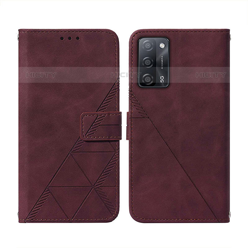 Coque Portefeuille Livre Cuir Etui Clapet Y01B pour Oppo A53s 5G Plus