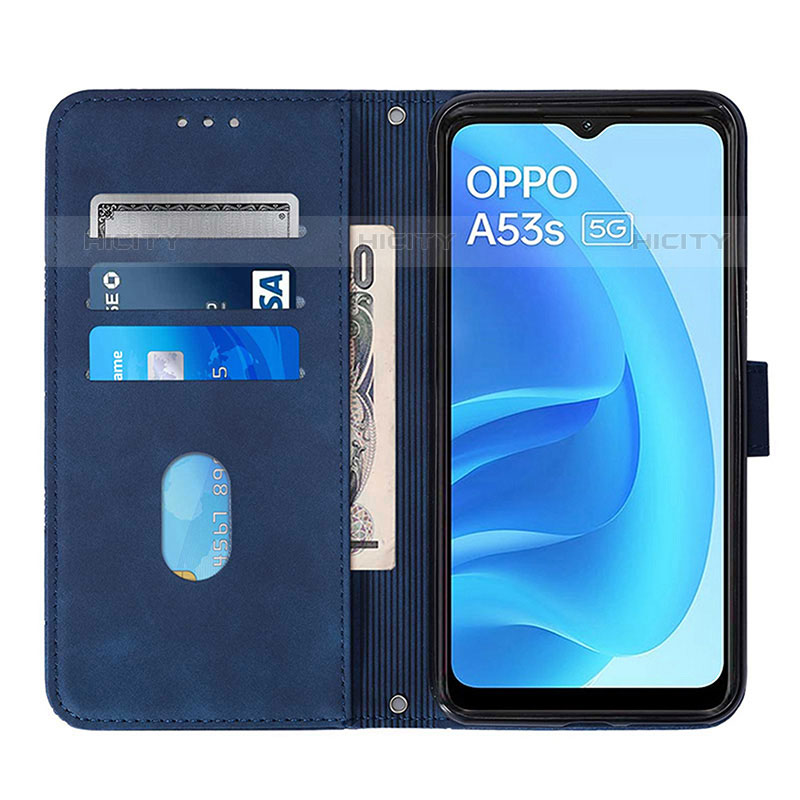 Coque Portefeuille Livre Cuir Etui Clapet Y01B pour Oppo A53s 5G Plus