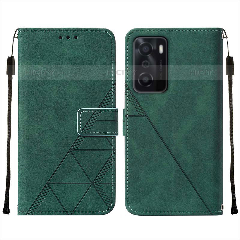 Coque Portefeuille Livre Cuir Etui Clapet Y01B pour Oppo A55S 5G Plus