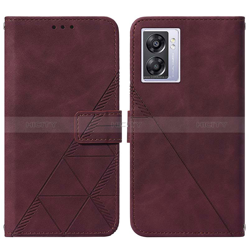 Coque Portefeuille Livre Cuir Etui Clapet Y01B pour Oppo A56S 5G Plus