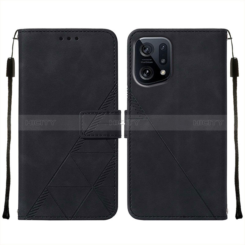 Coque Portefeuille Livre Cuir Etui Clapet Y01B pour Oppo Find X5 5G Plus