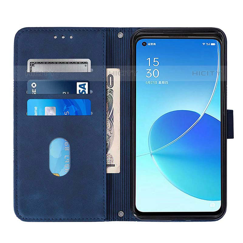 Coque Portefeuille Livre Cuir Etui Clapet Y01B pour Oppo Reno6 Pro+ Plus 5G Plus