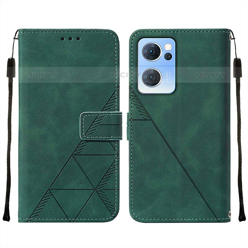 Coque Portefeuille Livre Cuir Etui Clapet Y01B pour Oppo Reno7 5G Plus