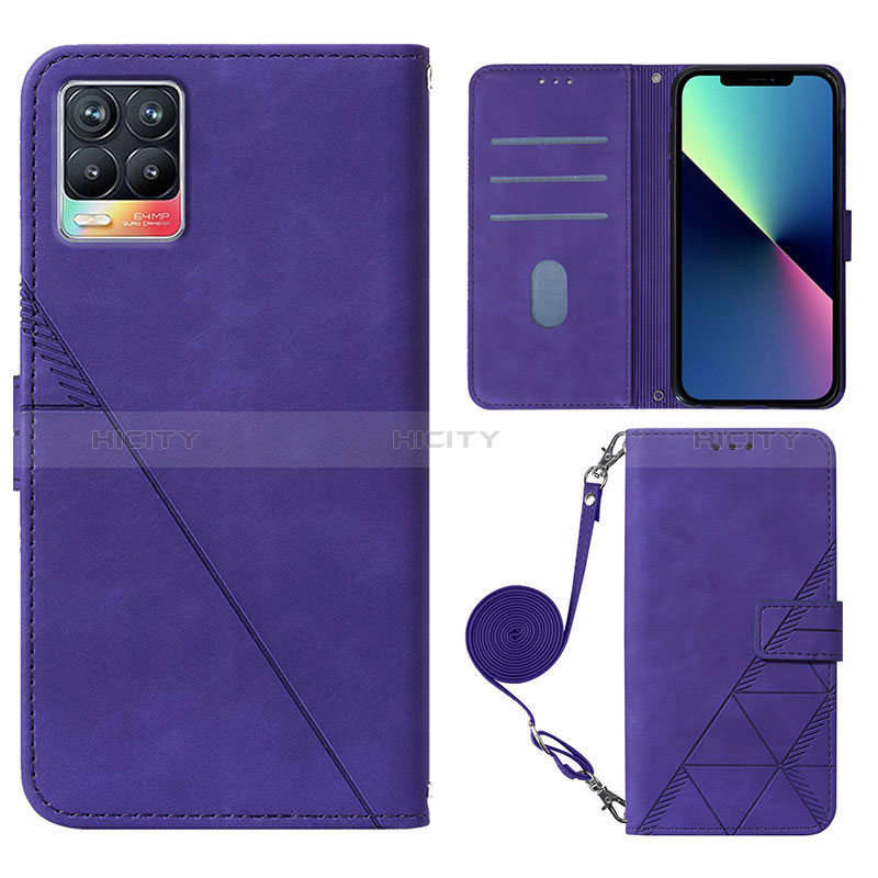 Coque Portefeuille Livre Cuir Etui Clapet Y01B pour Realme 8 4G Plus