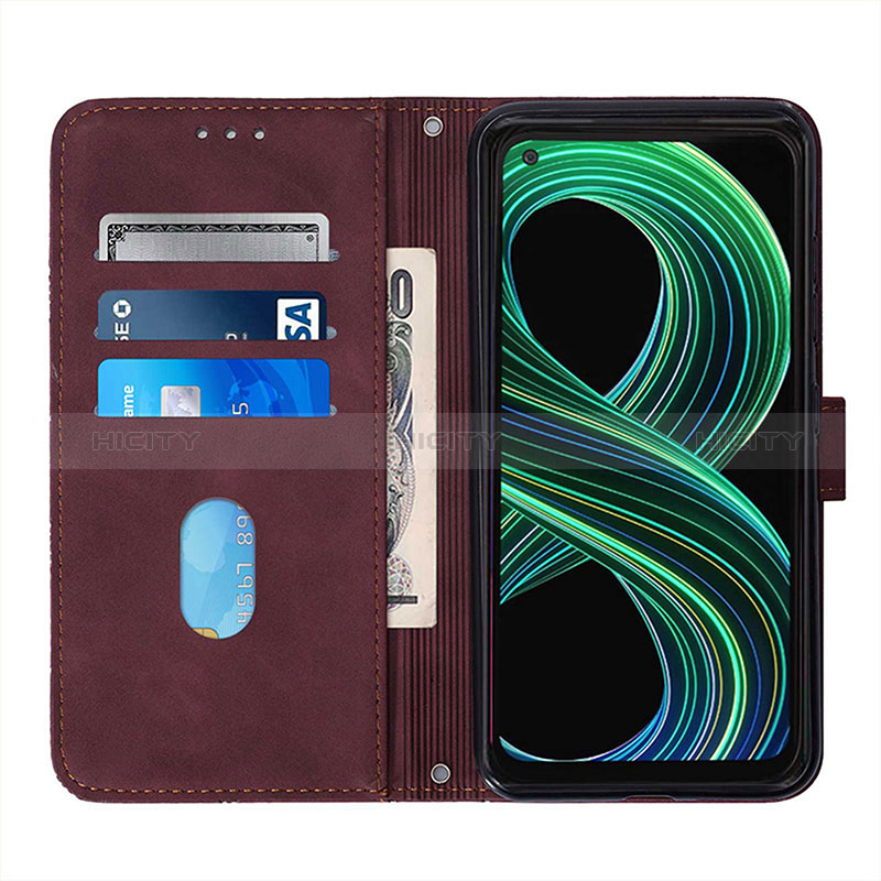 Coque Portefeuille Livre Cuir Etui Clapet Y01B pour Realme 8s 5G Plus