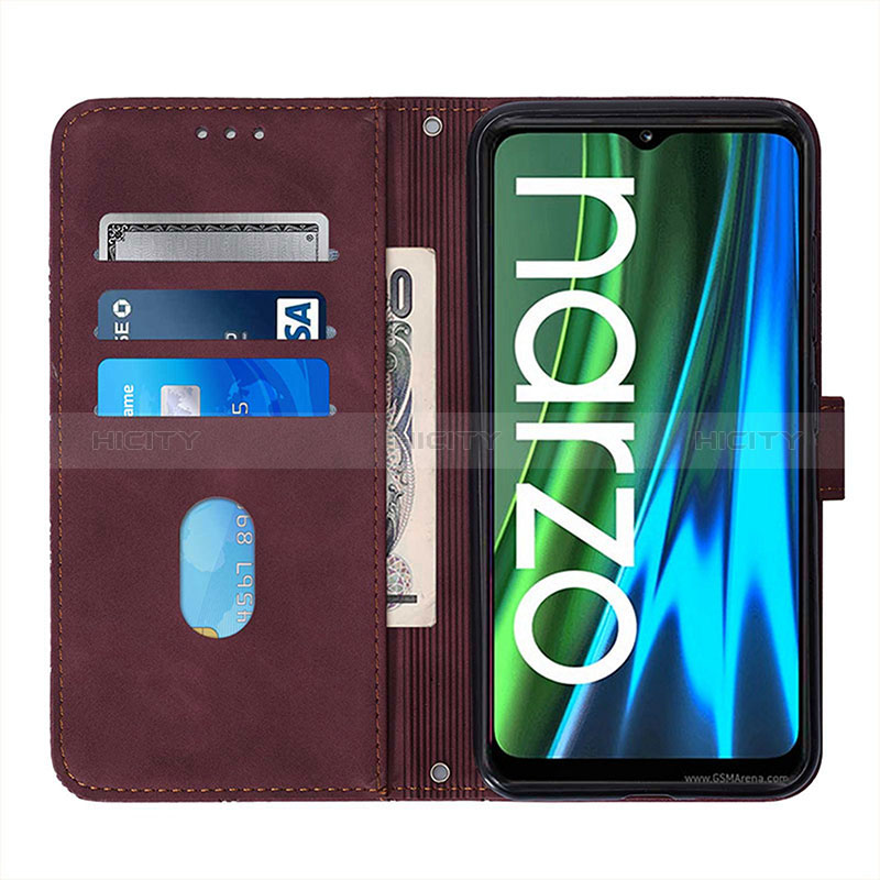 Coque Portefeuille Livre Cuir Etui Clapet Y01B pour Realme C11 (2021) Plus