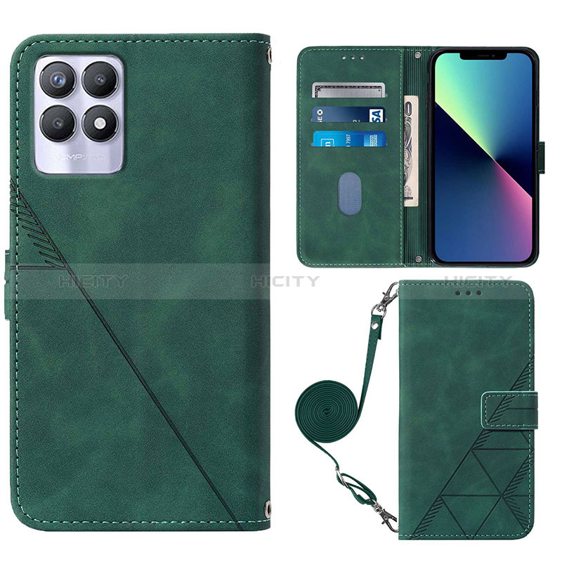 Coque Portefeuille Livre Cuir Etui Clapet Y01B pour Realme Narzo 50 4G Plus