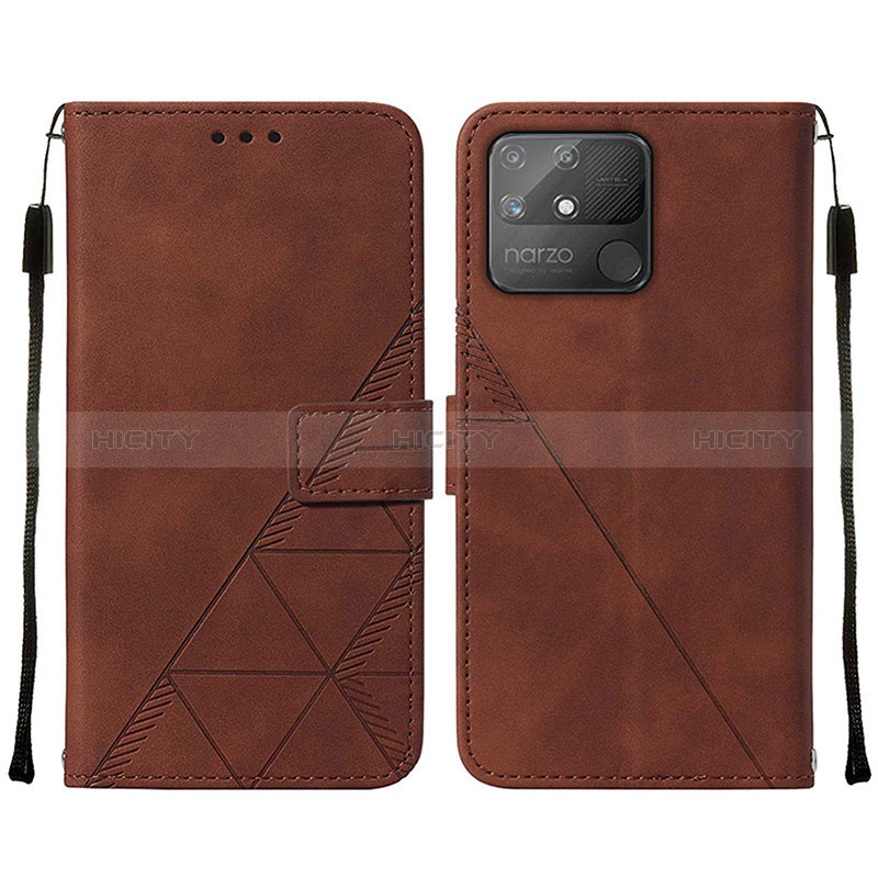 Coque Portefeuille Livre Cuir Etui Clapet Y01B pour Realme Narzo 50A Plus