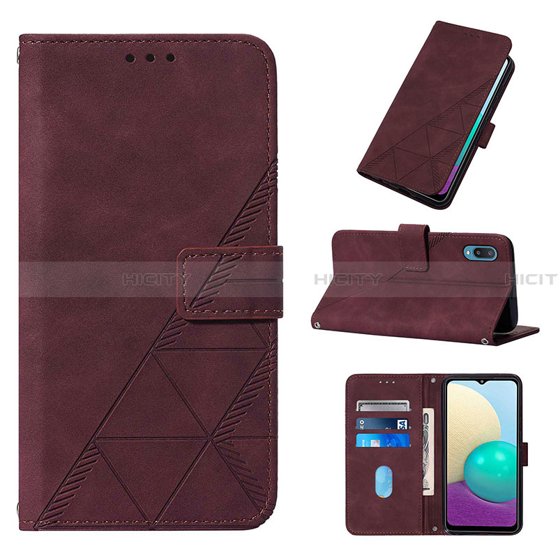 Coque Portefeuille Livre Cuir Etui Clapet Y01B pour Samsung Galaxy A02 Plus