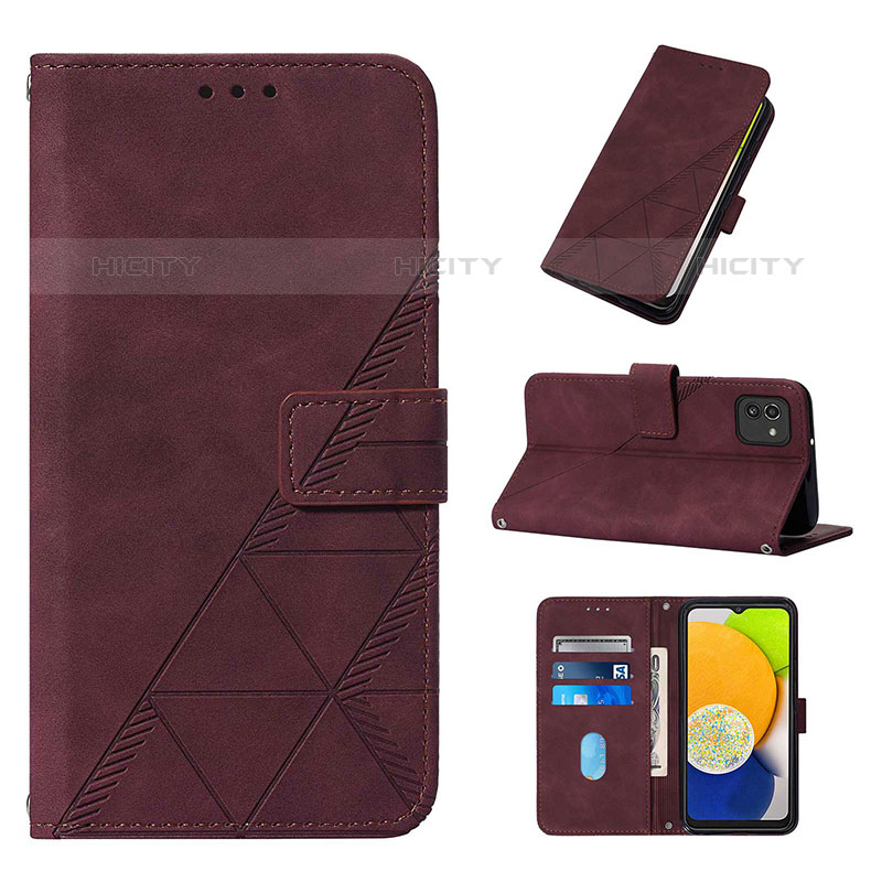 Coque Portefeuille Livre Cuir Etui Clapet Y01B pour Samsung Galaxy A03 Plus