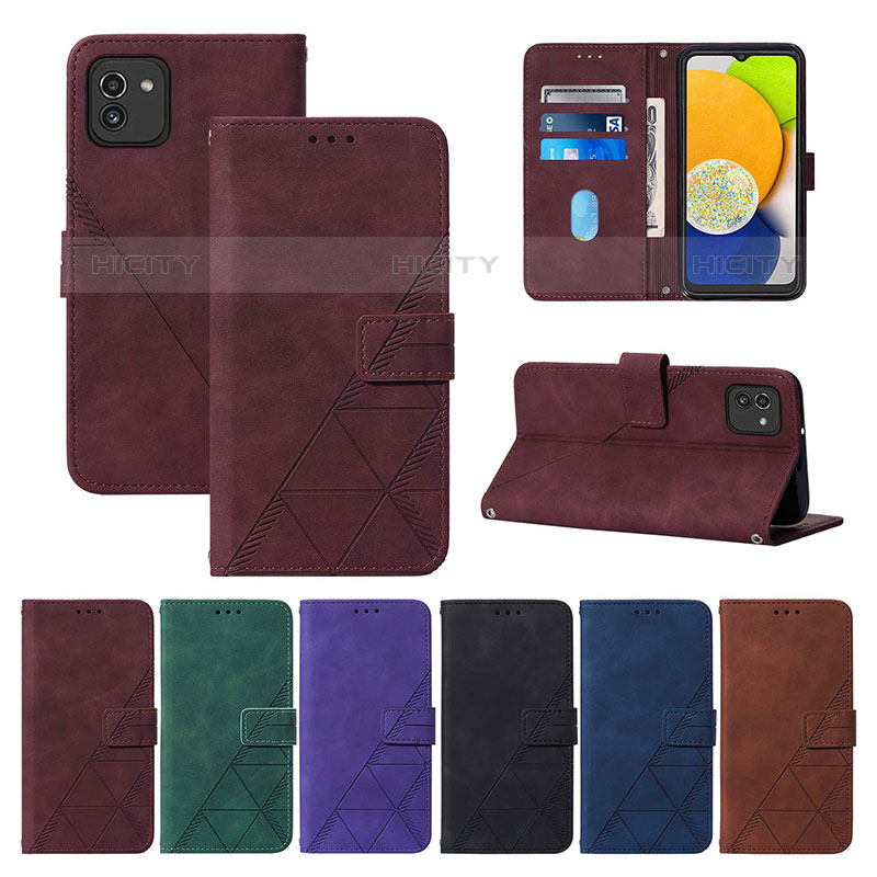 Coque Portefeuille Livre Cuir Etui Clapet Y01B pour Samsung Galaxy A03 Plus