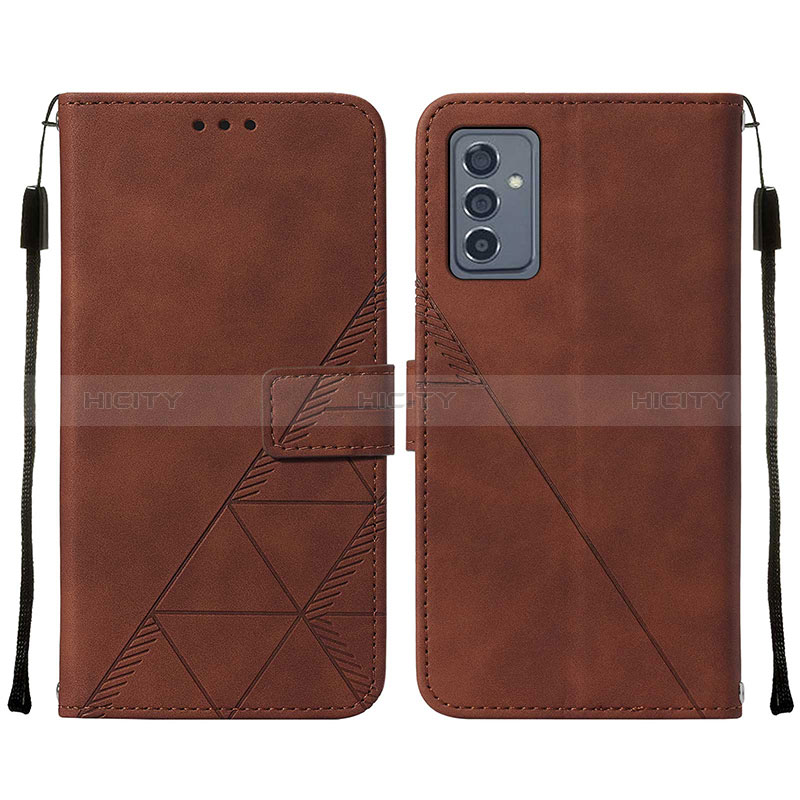 Coque Portefeuille Livre Cuir Etui Clapet Y01B pour Samsung Galaxy A15 4G Marron Plus