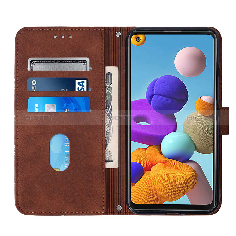 Coque Portefeuille Livre Cuir Etui Clapet Y01B pour Samsung Galaxy A21s Plus