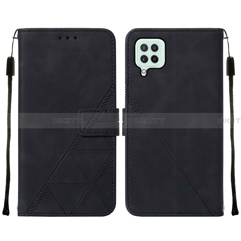 Coque Portefeuille Livre Cuir Etui Clapet Y01B pour Samsung Galaxy A22 4G Noir Plus