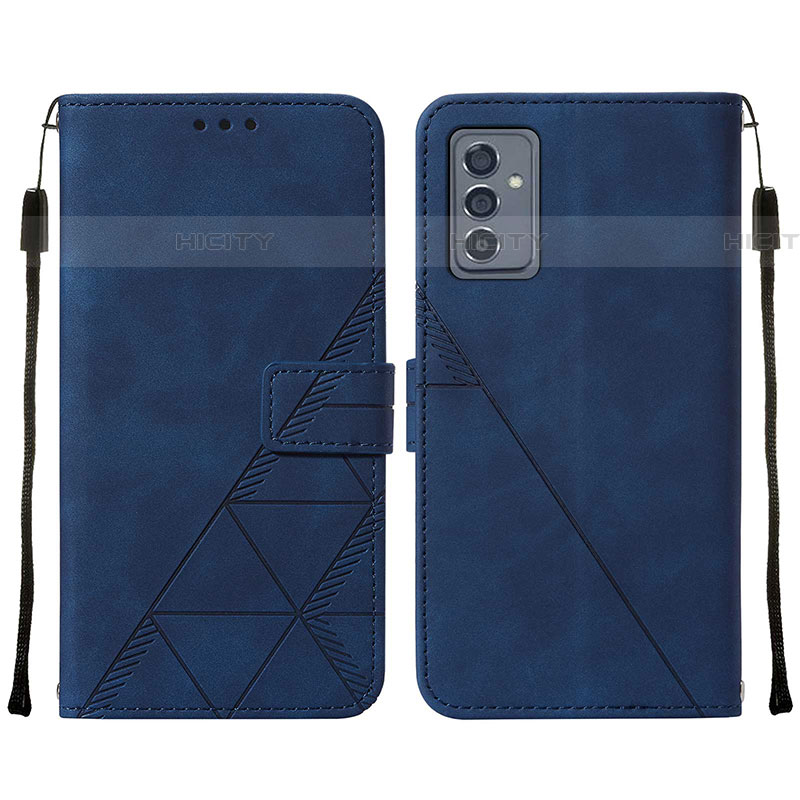 Coque Portefeuille Livre Cuir Etui Clapet Y01B pour Samsung Galaxy A24 4G Bleu Plus