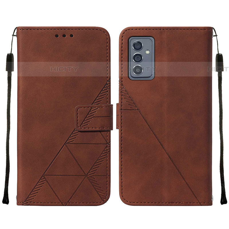 Coque Portefeuille Livre Cuir Etui Clapet Y01B pour Samsung Galaxy A24 4G Marron Plus