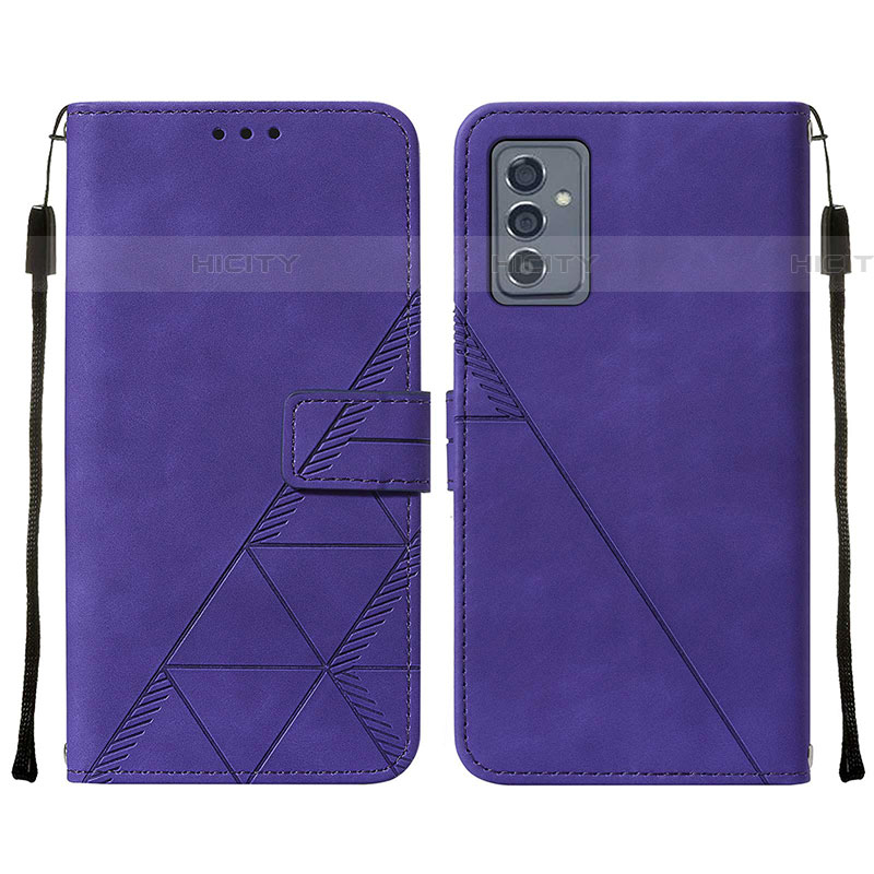 Coque Portefeuille Livre Cuir Etui Clapet Y01B pour Samsung Galaxy A24 4G Violet Plus