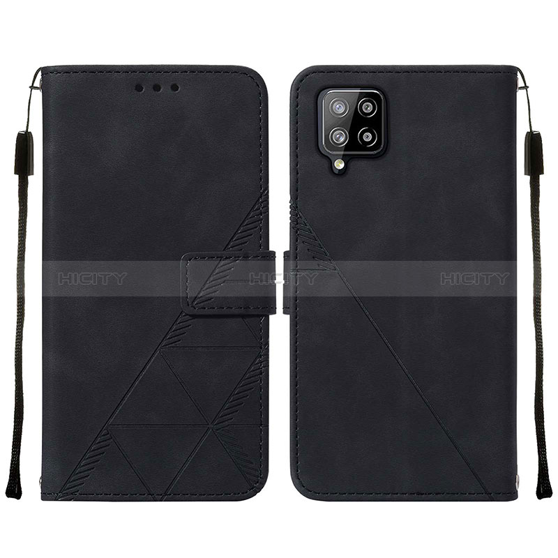 Coque Portefeuille Livre Cuir Etui Clapet Y01B pour Samsung Galaxy A42 5G Noir Plus