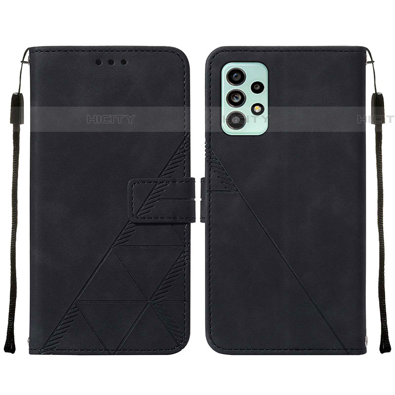 Coque Portefeuille Livre Cuir Etui Clapet Y01B pour Samsung Galaxy A53 5G Noir Plus