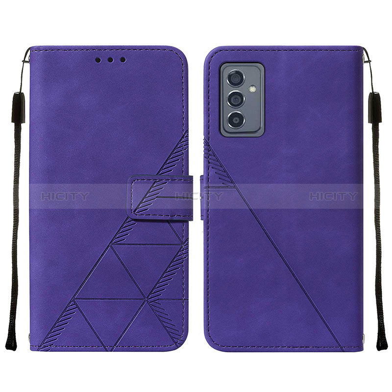 Coque Portefeuille Livre Cuir Etui Clapet Y01B pour Samsung Galaxy A55 5G Violet Plus