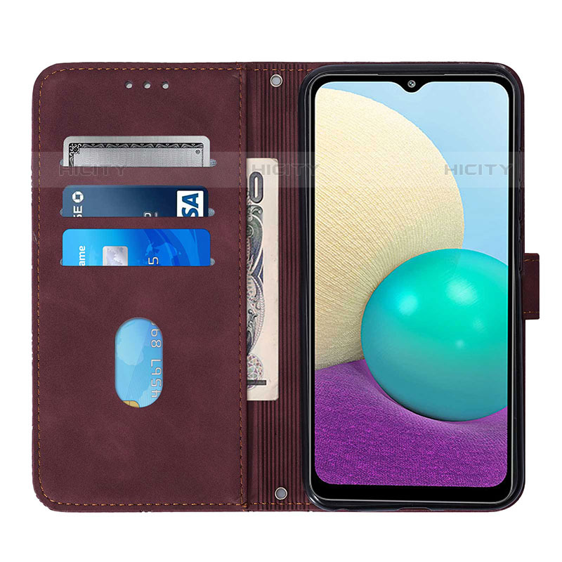 Coque Portefeuille Livre Cuir Etui Clapet Y01B pour Samsung Galaxy M02 Plus