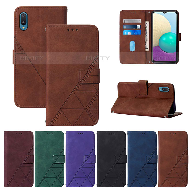 Coque Portefeuille Livre Cuir Etui Clapet Y01B pour Samsung Galaxy M02 Plus