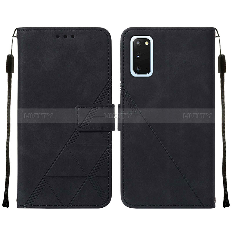 Coque Portefeuille Livre Cuir Etui Clapet Y01B pour Samsung Galaxy S20 5G Noir Plus