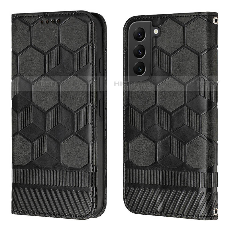 Coque Portefeuille Livre Cuir Etui Clapet Y01B pour Samsung Galaxy S23 5G Noir Plus