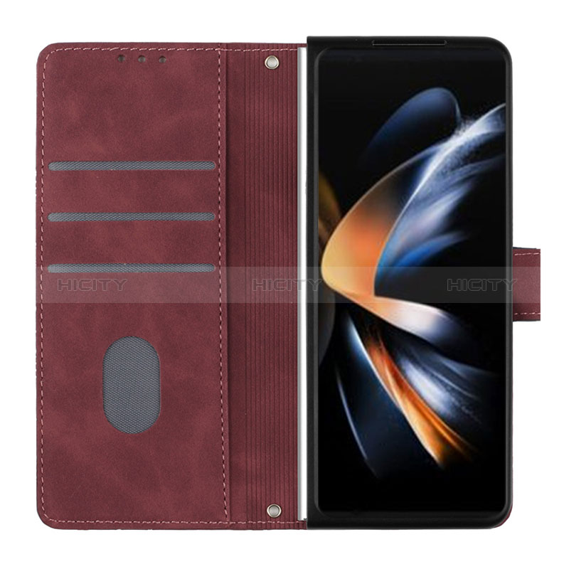 Coque Portefeuille Livre Cuir Etui Clapet Y01B pour Samsung Galaxy Z Fold5 5G Plus