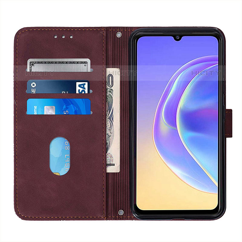 Coque Portefeuille Livre Cuir Etui Clapet Y01B pour Vivo iQOO U3x 5G Plus