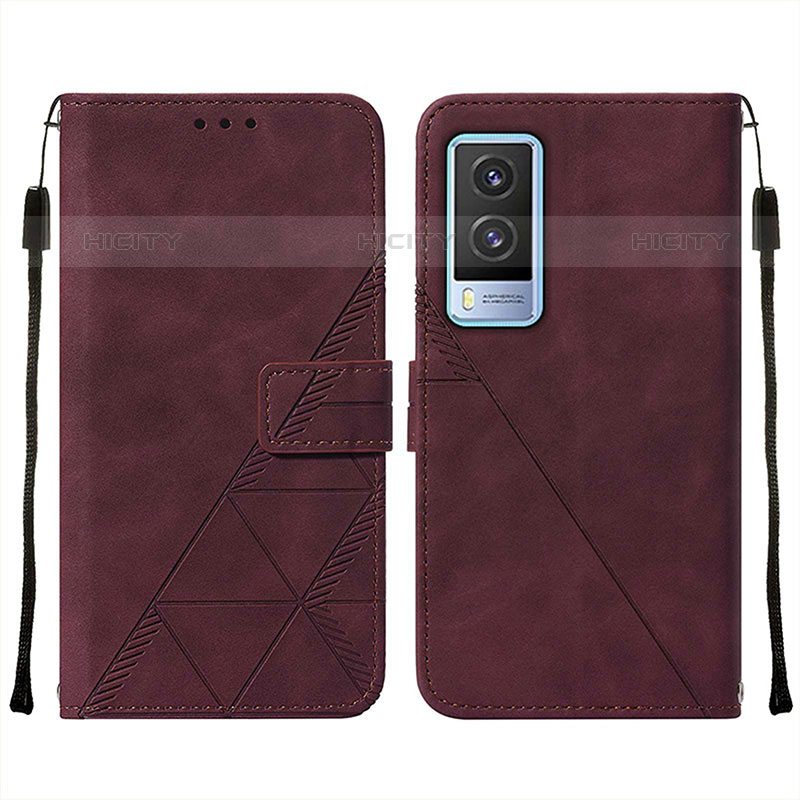 Coque Portefeuille Livre Cuir Etui Clapet Y01B pour Vivo V21e 5G Plus