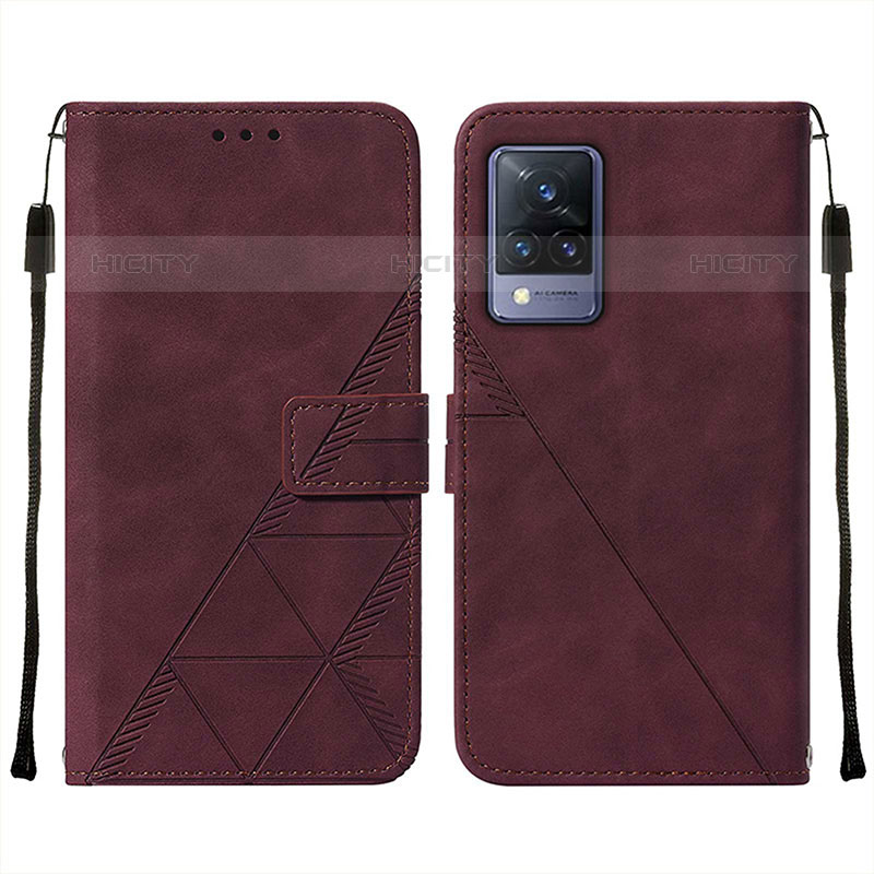 Coque Portefeuille Livre Cuir Etui Clapet Y01B pour Vivo V21s 5G Plus