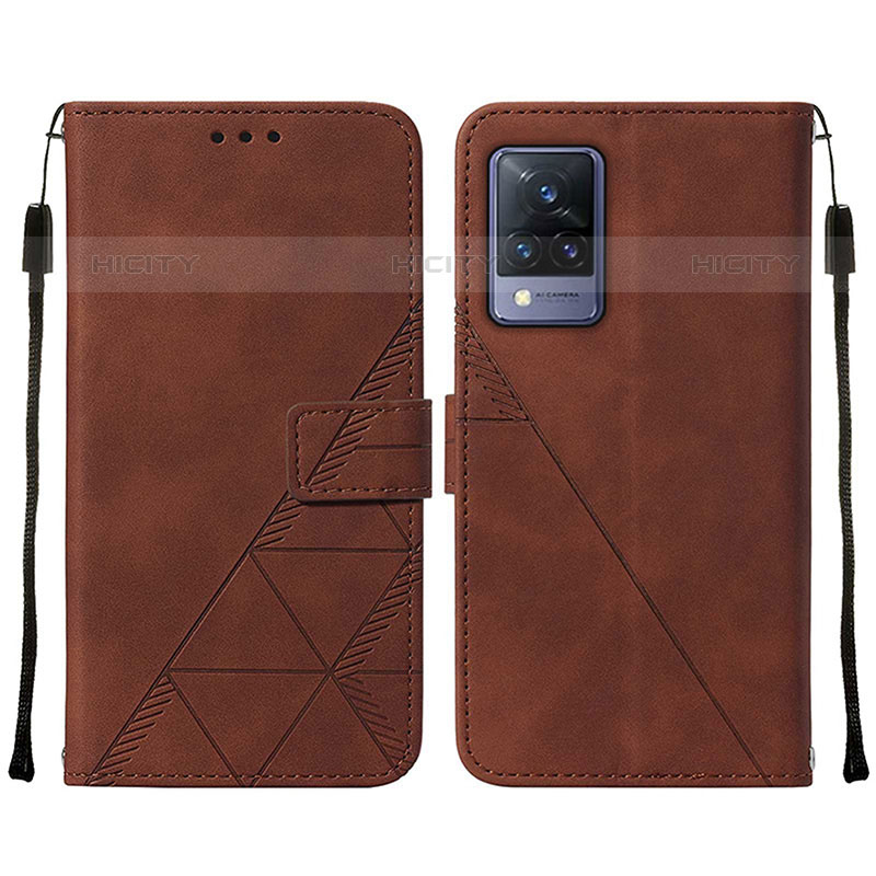 Coque Portefeuille Livre Cuir Etui Clapet Y01B pour Vivo V21s 5G Plus