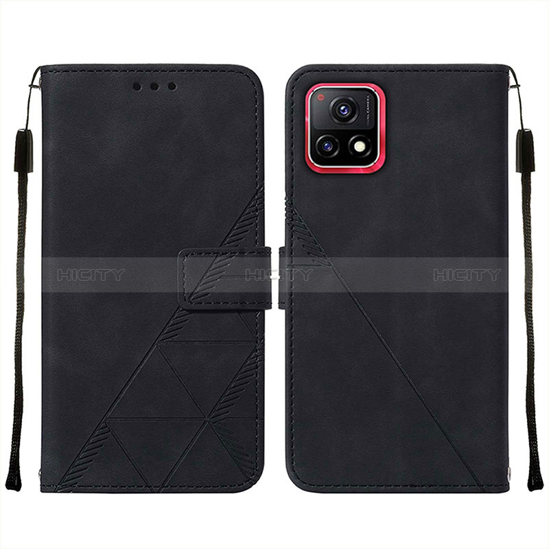 Coque Portefeuille Livre Cuir Etui Clapet Y01B pour Vivo Y31s 5G Noir Plus