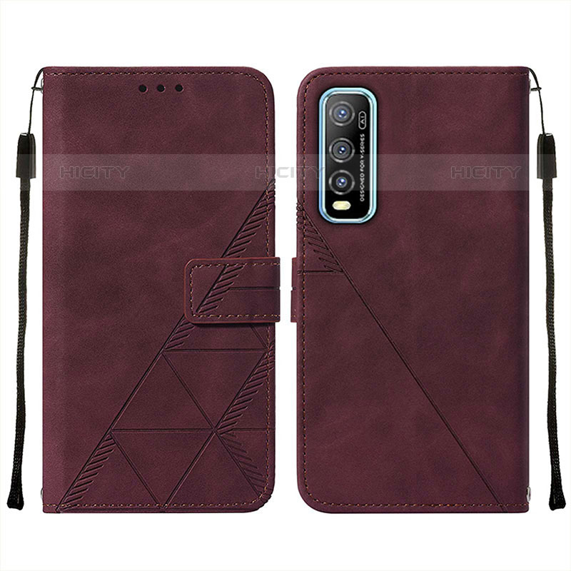 Coque Portefeuille Livre Cuir Etui Clapet Y01B pour Vivo Y70S 5G Plus