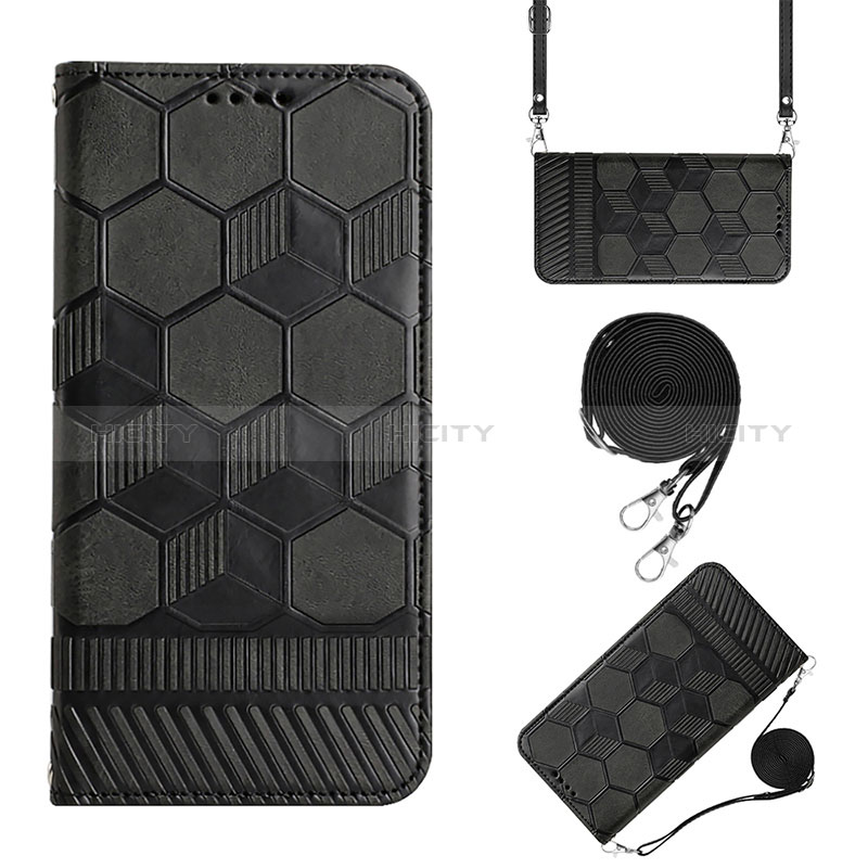 Coque Portefeuille Livre Cuir Etui Clapet Y01B pour Xiaomi POCO C31 Noir Plus