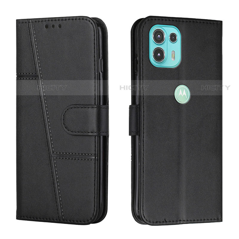 Coque Portefeuille Livre Cuir Etui Clapet Y01X pour Motorola Moto Edge 20 Lite 5G Noir Plus