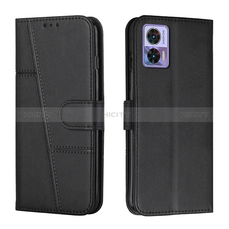 Coque Portefeuille Livre Cuir Etui Clapet Y01X pour Motorola Moto Edge 30 Lite 5G Noir Plus