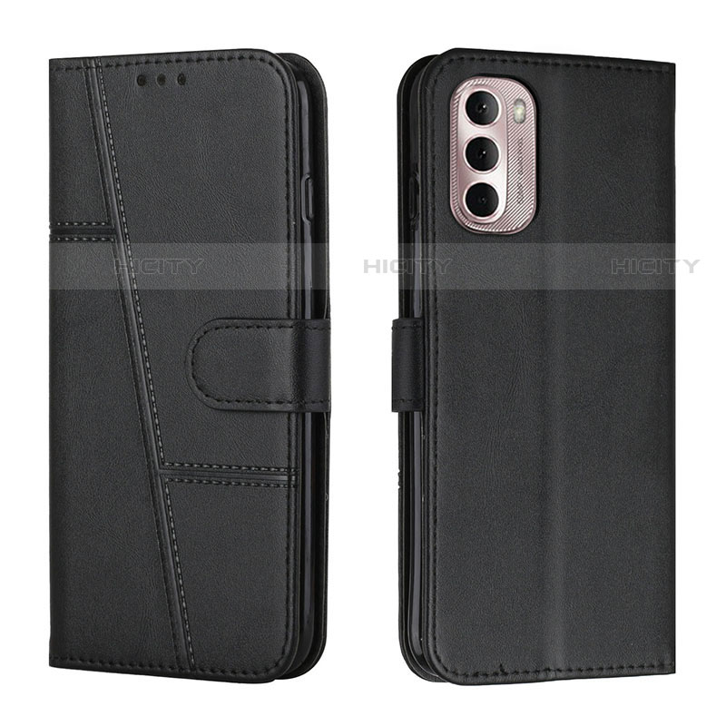 Coque Portefeuille Livre Cuir Etui Clapet Y01X pour Motorola Moto G Stylus (2022) 5G Noir Plus