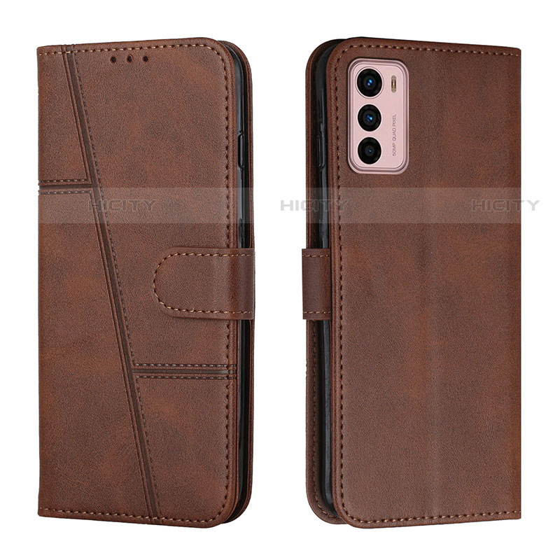 Coque Portefeuille Livre Cuir Etui Clapet Y01X pour Motorola Moto G42 Marron Plus