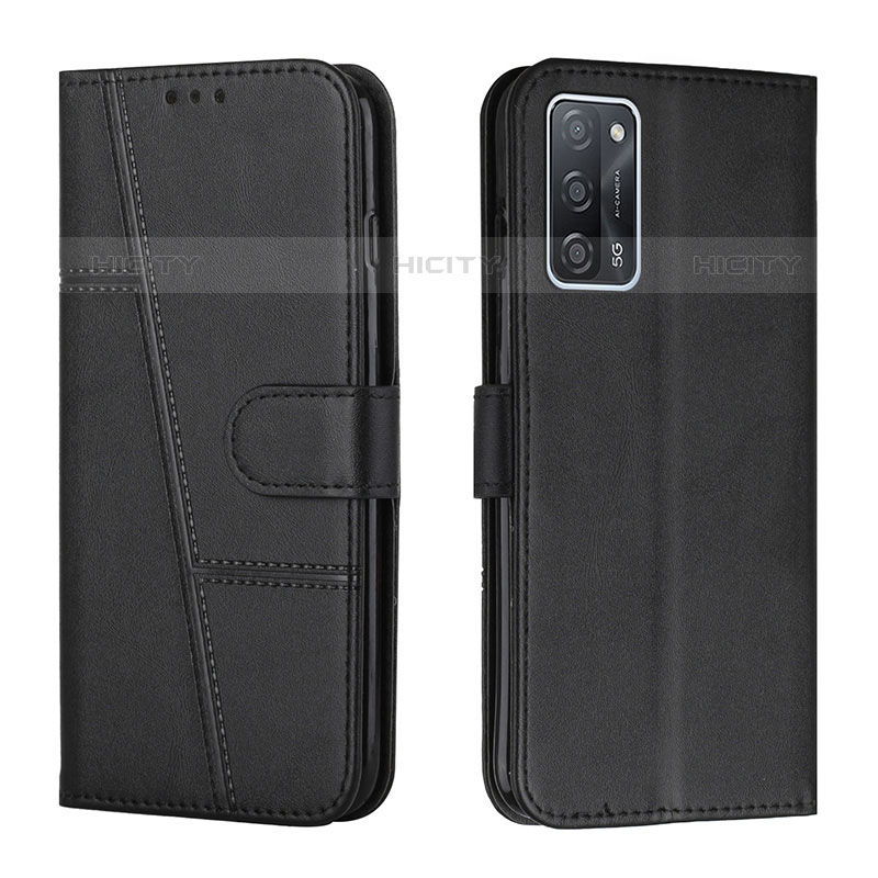 Coque Portefeuille Livre Cuir Etui Clapet Y01X pour Oppo A53s 5G Noir Plus