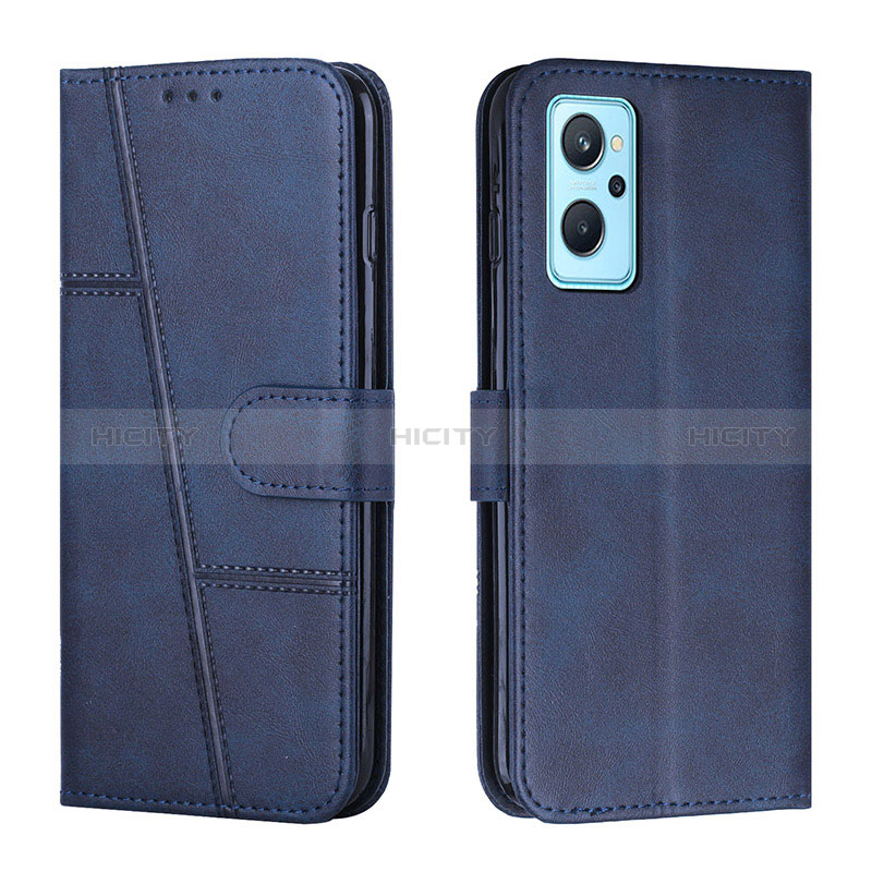 Coque Portefeuille Livre Cuir Etui Clapet Y01X pour Realme 10 5G Bleu Plus