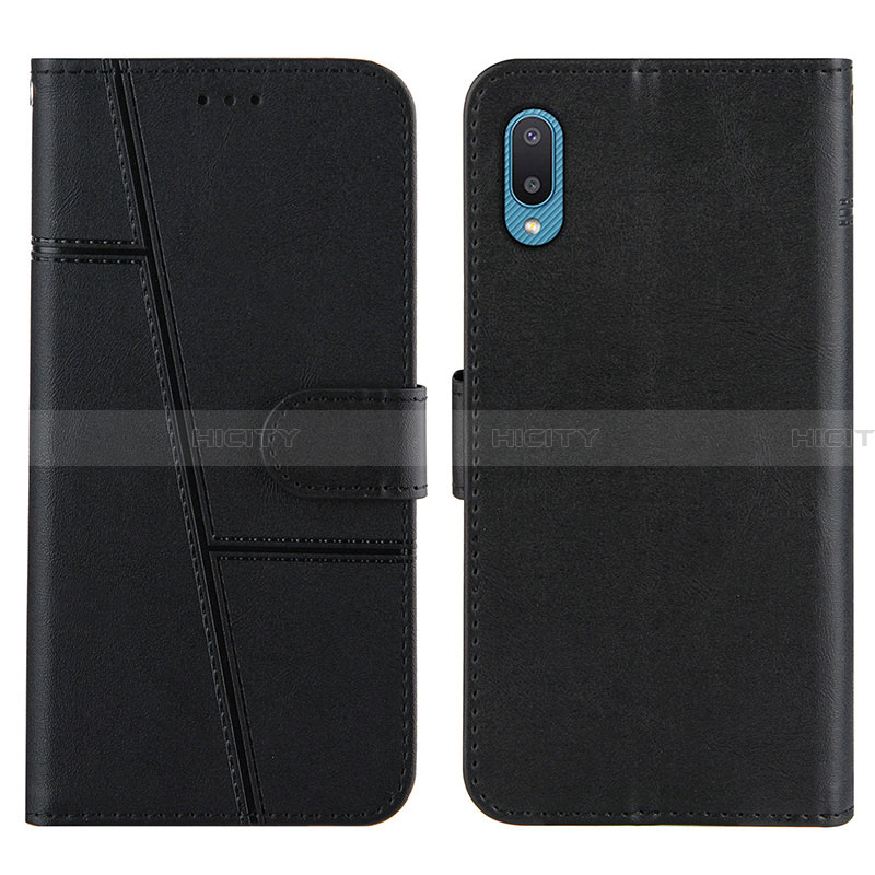 Coque Portefeuille Livre Cuir Etui Clapet Y01X pour Samsung Galaxy A02 Noir Plus