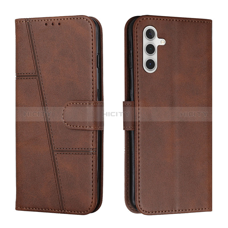 Coque Portefeuille Livre Cuir Etui Clapet Y01X pour Samsung Galaxy A04s Marron Plus